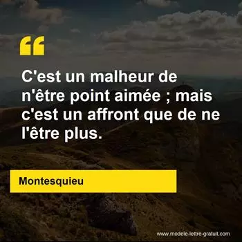 Citation Montesquieu