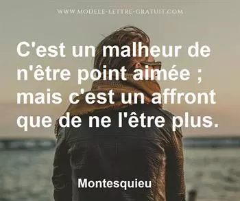 Citation de Montesquieu