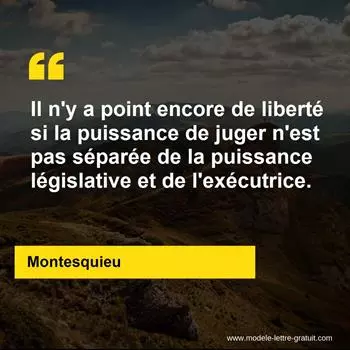 Citation Montesquieu