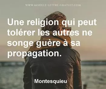 Citation de Montesquieu