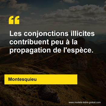 Citation de Montesquieu