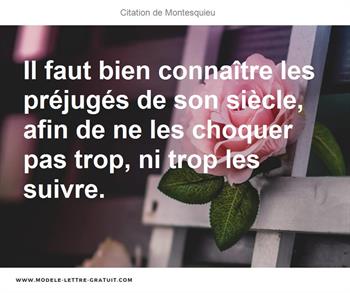 Citations Montesquieu