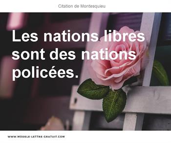 Citations Montesquieu