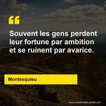 Citation Montesquieu