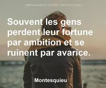 Citation de Montesquieu