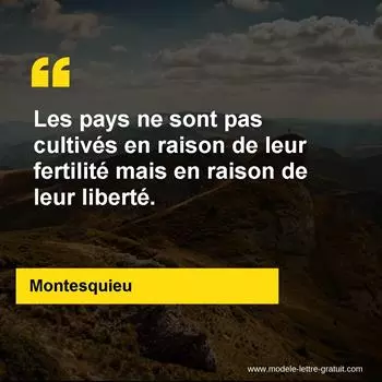 Citation Montesquieu