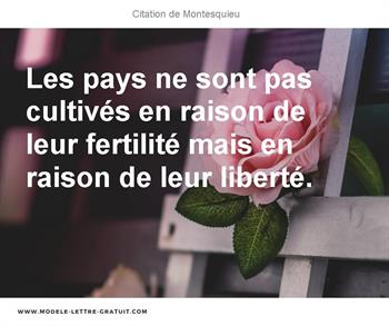 Citations Montesquieu