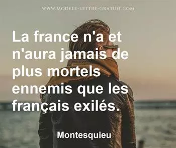 Citation de Montesquieu