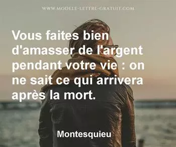 Citation de Montesquieu