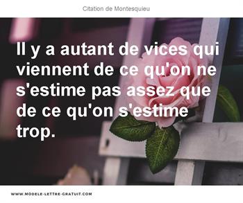 Citations Montesquieu