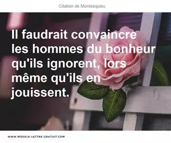 Citations Montesquieu