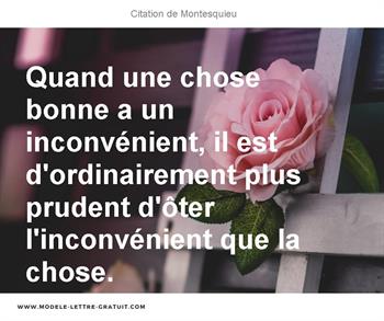 Citations Montesquieu