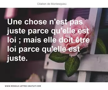 Citations Montesquieu