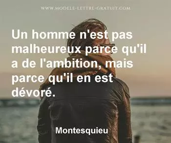 Citation de Montesquieu
