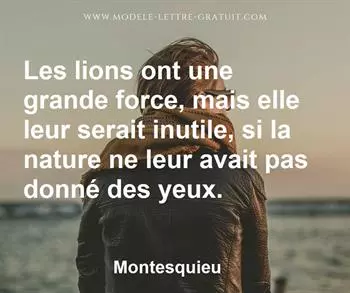 Citation de Montesquieu