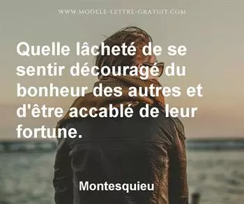 Citation de Montesquieu
