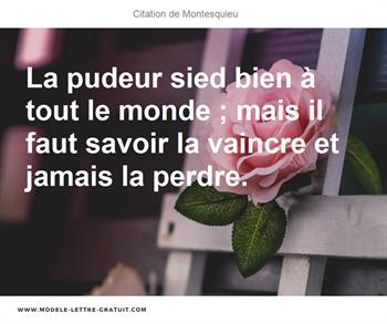 Citations Montesquieu