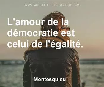 Citation de Montesquieu
