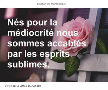 Citations Montesquieu