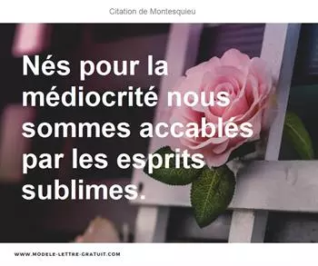 Citations Montesquieu