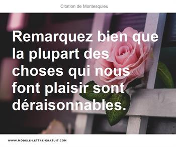 Citations Montesquieu