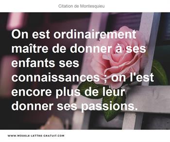 Citations Montesquieu