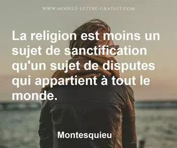 Citation de Montesquieu