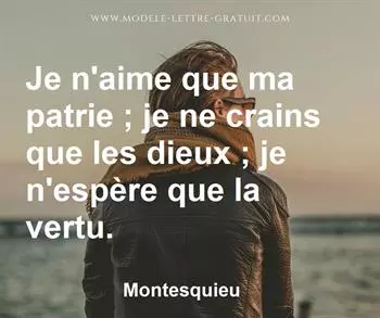 Citation de Montesquieu