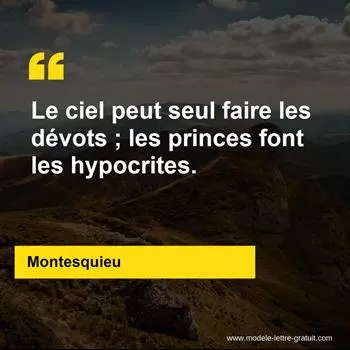 Citation Montesquieu