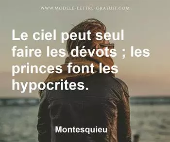 Citation de Montesquieu