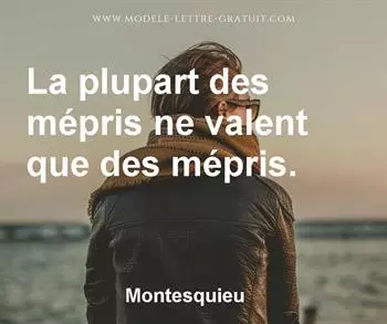 Citation de Montesquieu