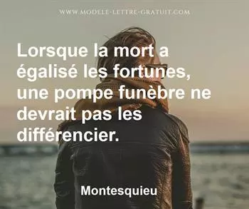 Citation de Montesquieu