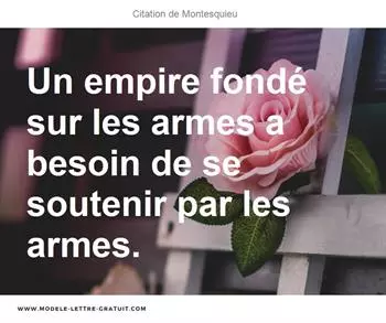 Citations Montesquieu