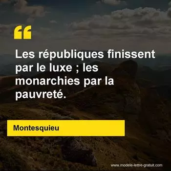 Citation Montesquieu