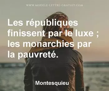 Citation de Montesquieu