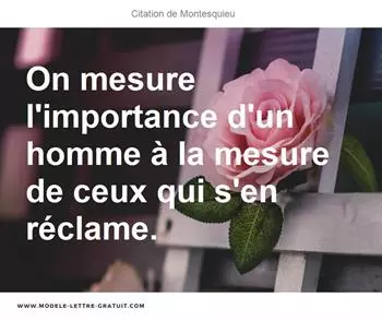 Citations Montesquieu