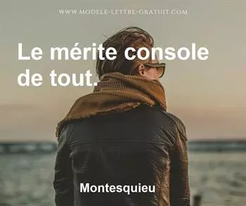 Citation de Montesquieu