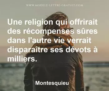 Citation de Montesquieu