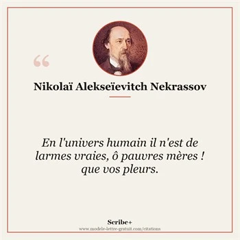 Citation Nikolaï Alekseïevitch Nekrassov