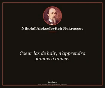 Citation de Nikolaï Alekseïevitch Nekrassov