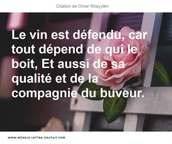 Citations Omar Khayyâm