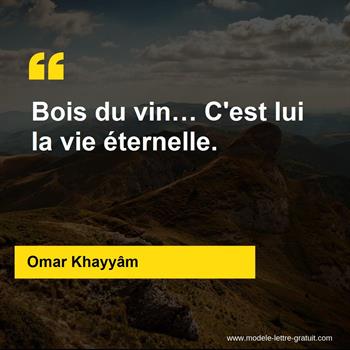 Citations Omar Khayyâm