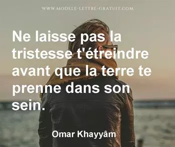 Citation de Omar Khayyâm