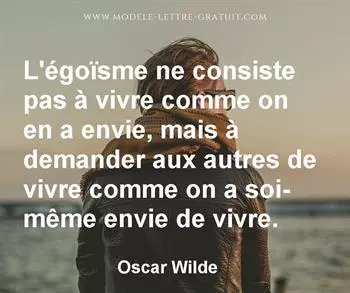 Citation de Oscar Wilde