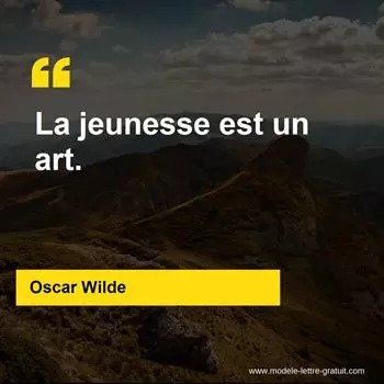 Citation Oscar Wilde