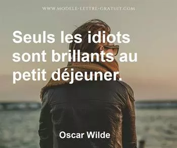 Citation de Oscar Wilde