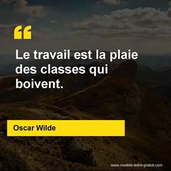 Citation Oscar Wilde