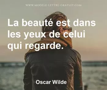 Citation de Oscar Wilde