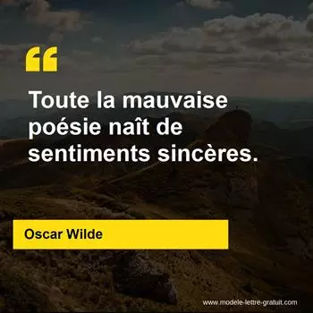 Citation Oscar Wilde