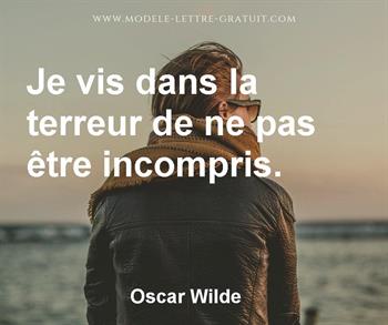 Citation de Oscar Wilde